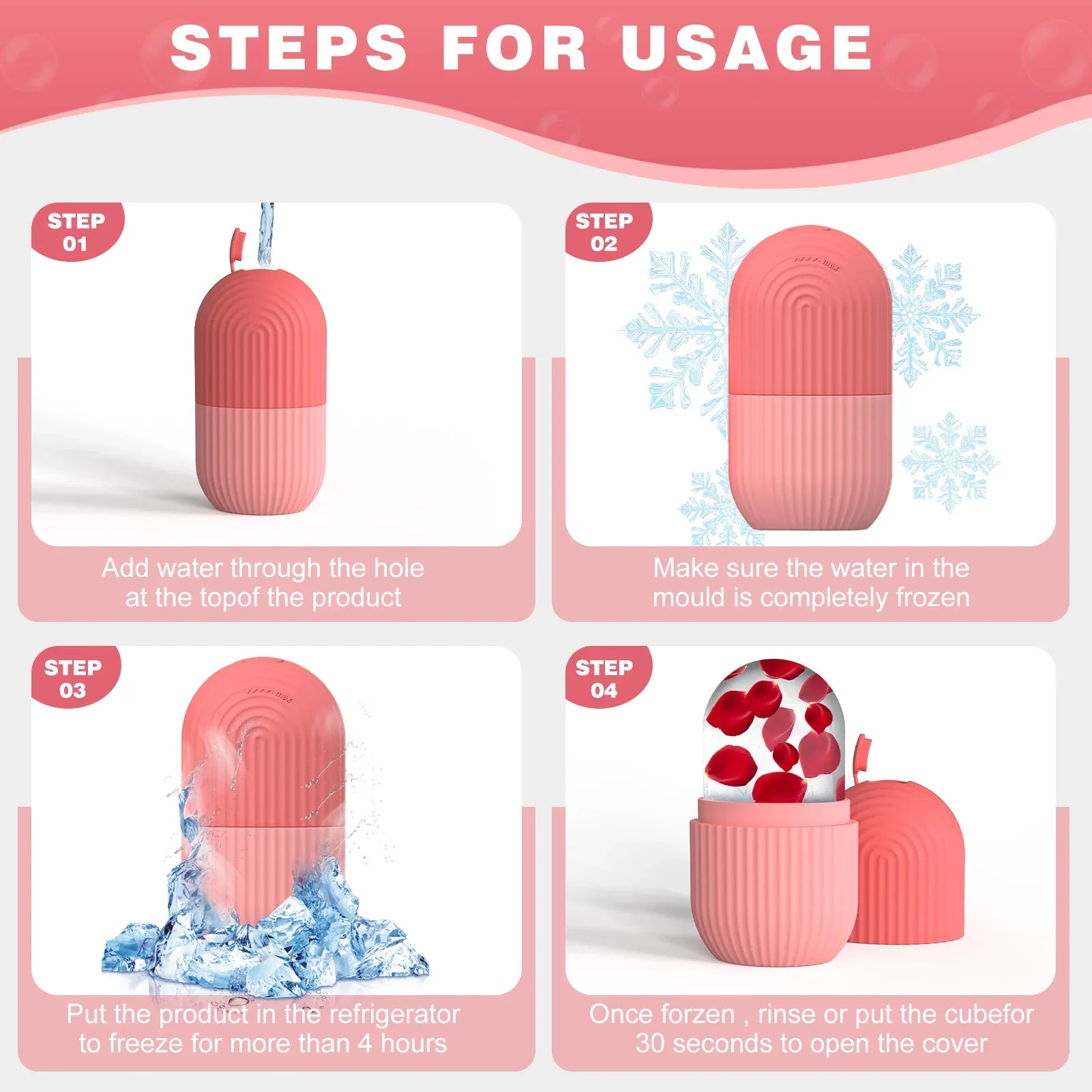 Silicone Ice Roller for Glowing Skin